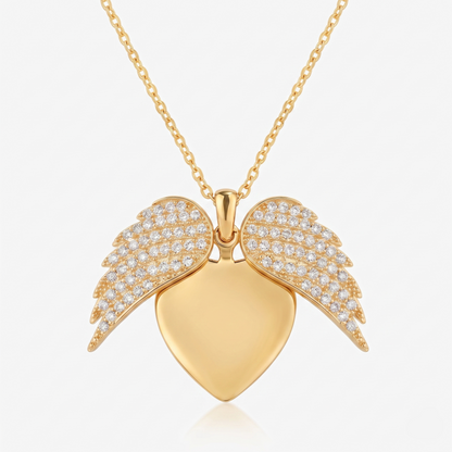 Angel Wings Necklace | Gold