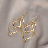 Minimalist Layered Drop Earrings | Gold