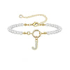 Auden Clé Letter Bracelet | Gold