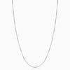 Bodega Box Necklace | White Gold