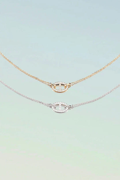 Isla Marina Necklace | White Gold
