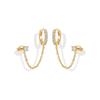 Adella Chain Earrings | Gold
